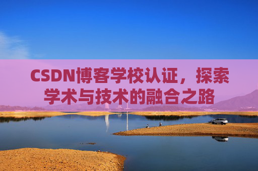 CSDN博客学校认证,探索学术与技术的融合之路
